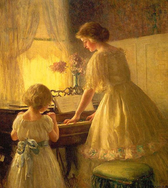 Francis Day The Piano Lesson china oil painting image